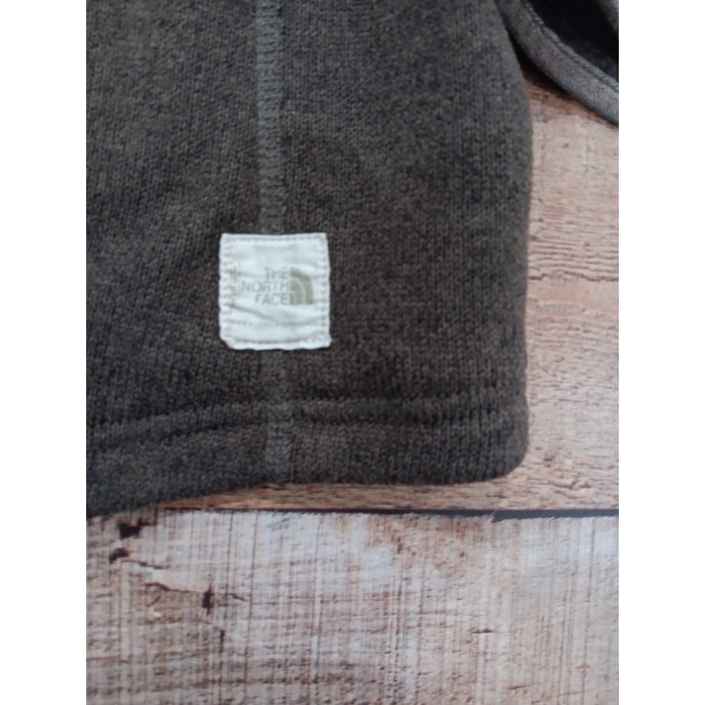 The North Face Womens Brown Fleece Toggle Shawl Neck Sweater XL Pullover 2475 - Picture 9 of 12
